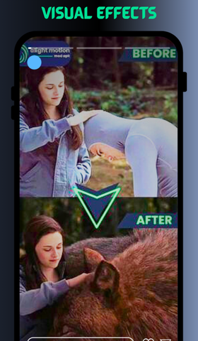 make visual effects with alight motion mod apk
